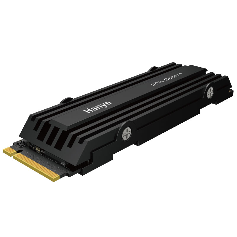 Hanye 2TB SSD 3D NAND NVMe PCIe Gen4x4 ヒートシンク搭載 新型PS5/PS5確認済み R:7200MB/s W:6300MB/s M.2 Type2280