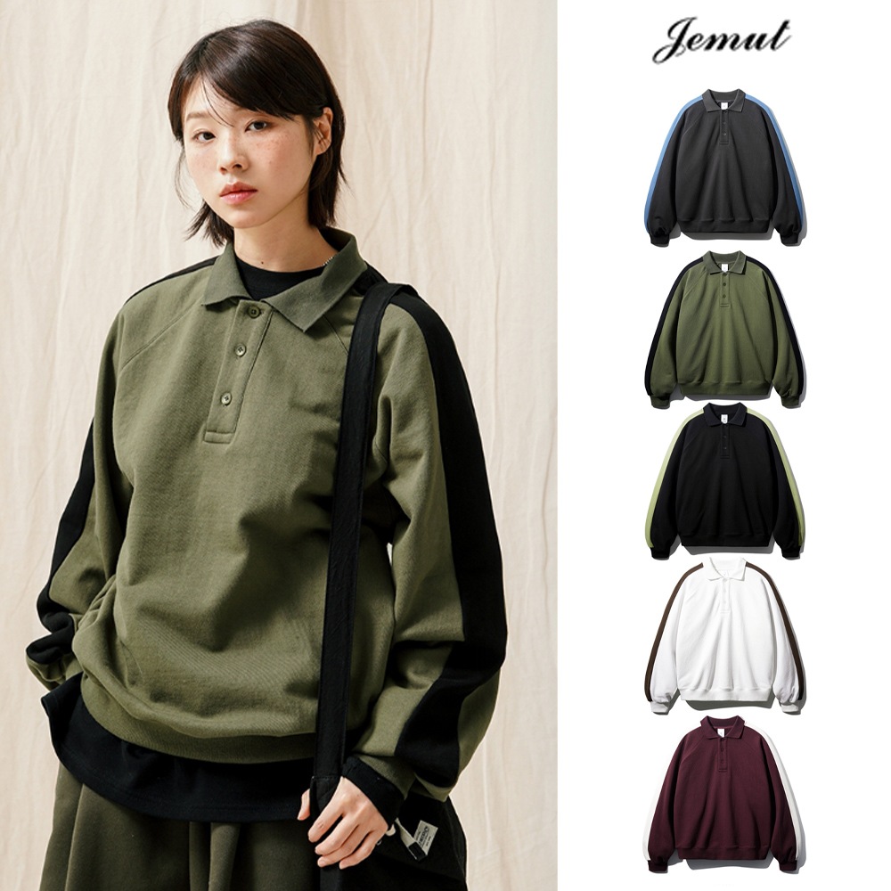 [JEMUT] Refine Heavy Collar Sweatshirt