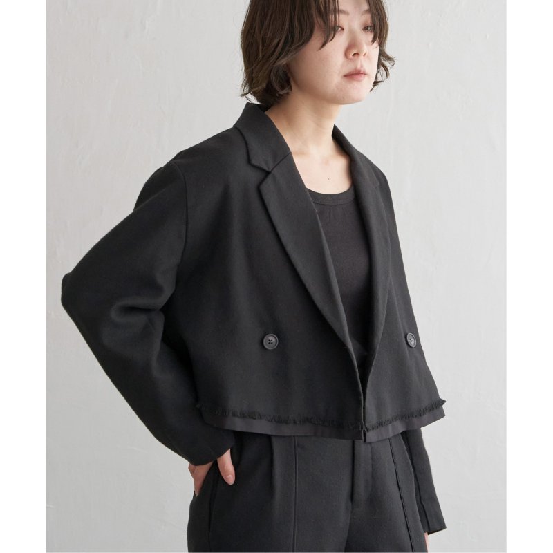 【セットアップ対応】ショートパイピングジャケット