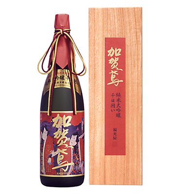 加賀鳶加賀鳶 純米大吟醸 千日囲い 錦絵ラベル 720ml 1本【ご注文は2ケース（12本）まで1個口配送可能です】