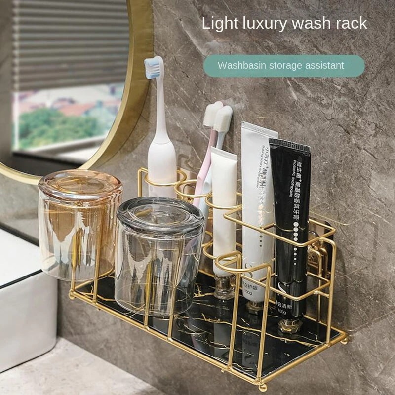 鉄製の歯ブラシホルダー,壁に取り付けられた収納ラック,多機能,電動歯ブラシホルダー 5,395円