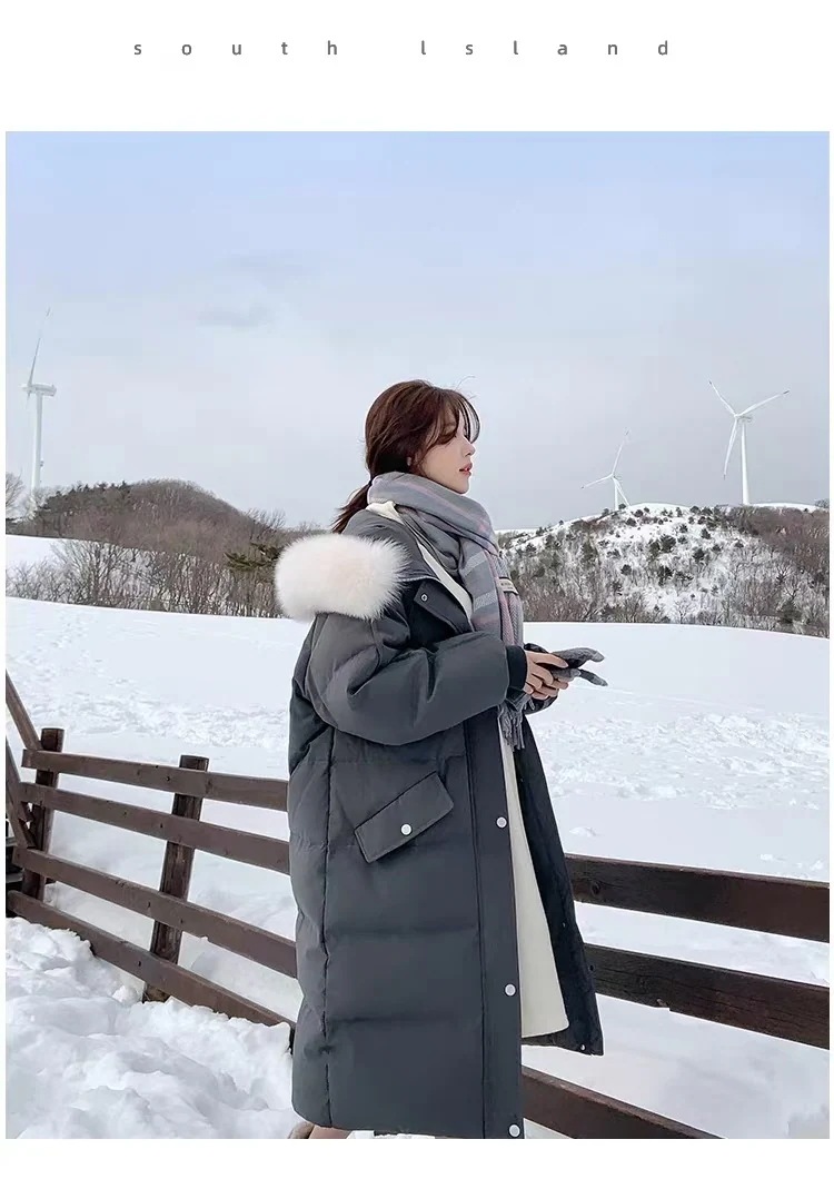 中綿コート レディース 秋冬 防寒 ロングコート アウター 冬服 オーバーサイズ 大きめ ゆったり感 ファー付き フード付き 撥水 厚手 おしゃれ あったか オフホワイト ブルー XS S M L 2 6,988円