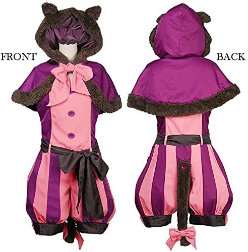 驚きの価格 コスプレ衣装 チェシャ猫風 スカートワンピース ケープセット コスチューム Size 男s Dcopyshop Com