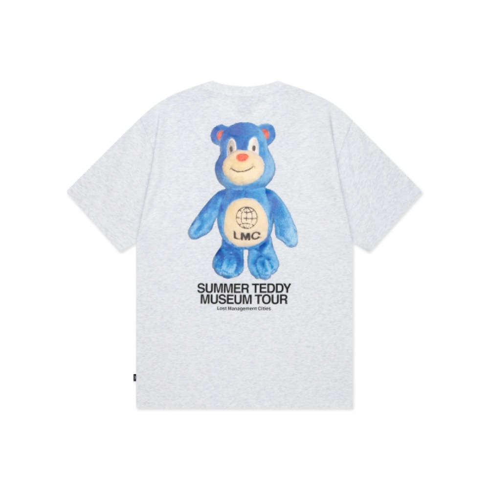 LMC サマーテディミュージアムツアー T シャツライトヘザーグレー