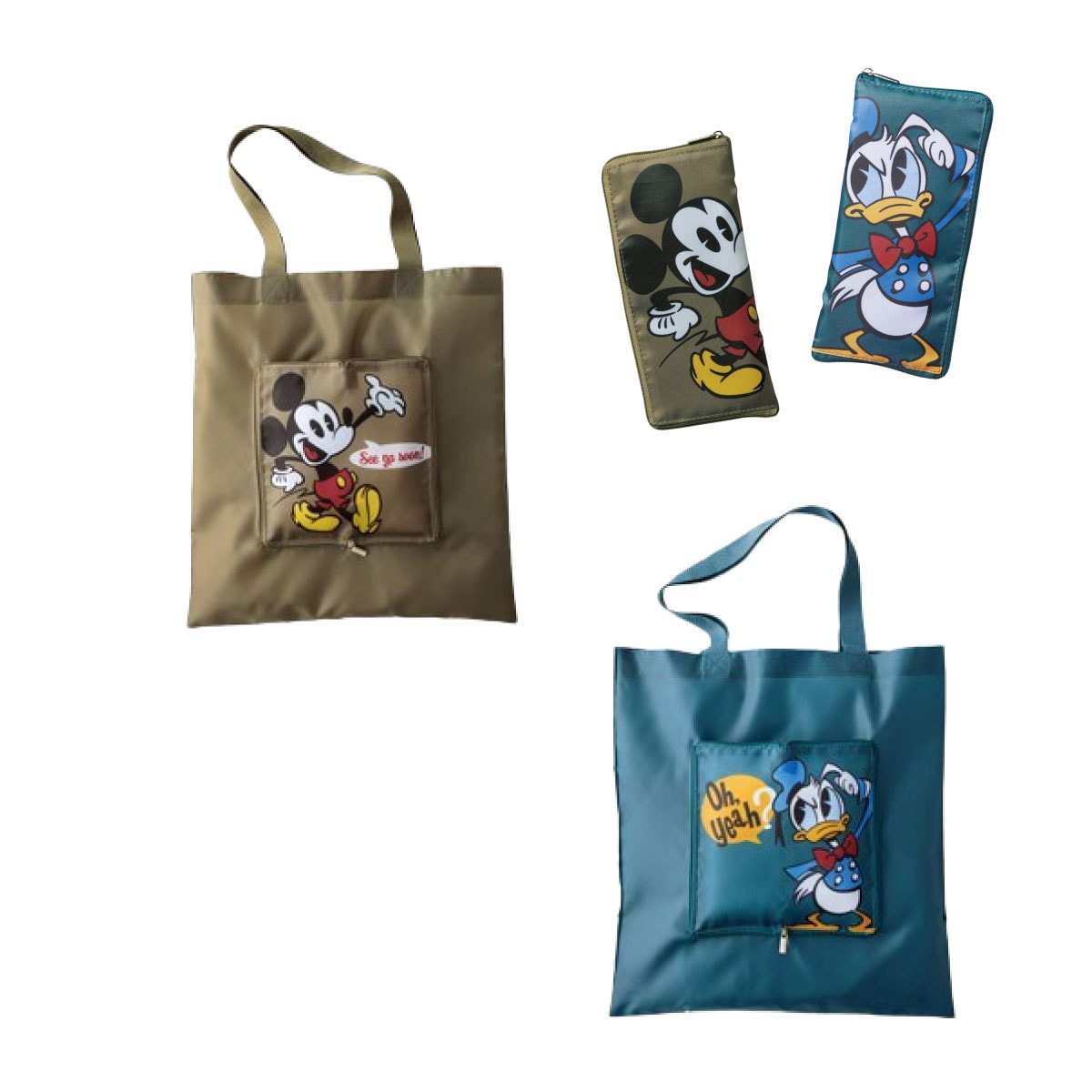 160個セット ミッキー&ドナルド デイリートート エコバッグ ディズニー