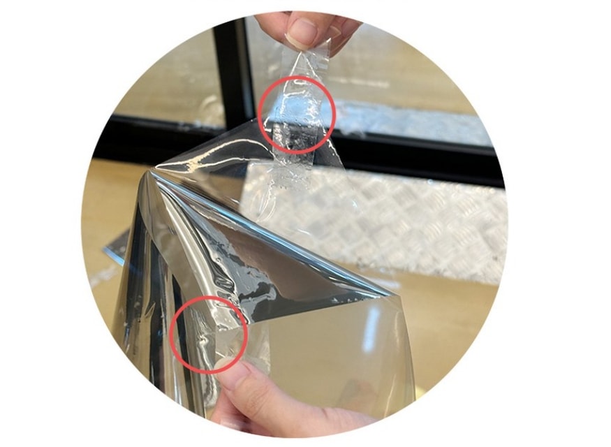 断熱フィルムプライバシー保護日焼け止めベランダウィンドウシートU-SSAC74