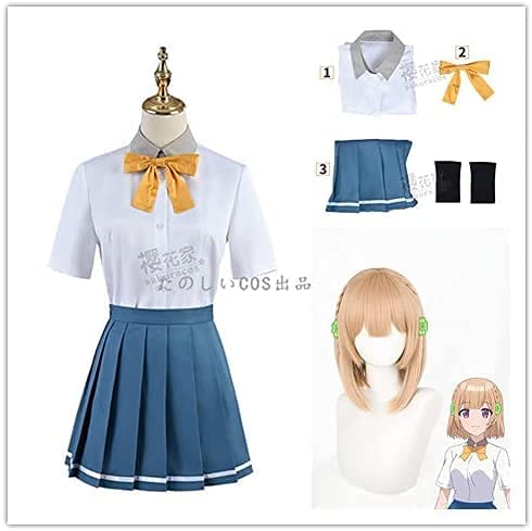 幼なじみが絶対に負けないラブコメ 志田黒羽 コスプレ衣装＋ウィッグ