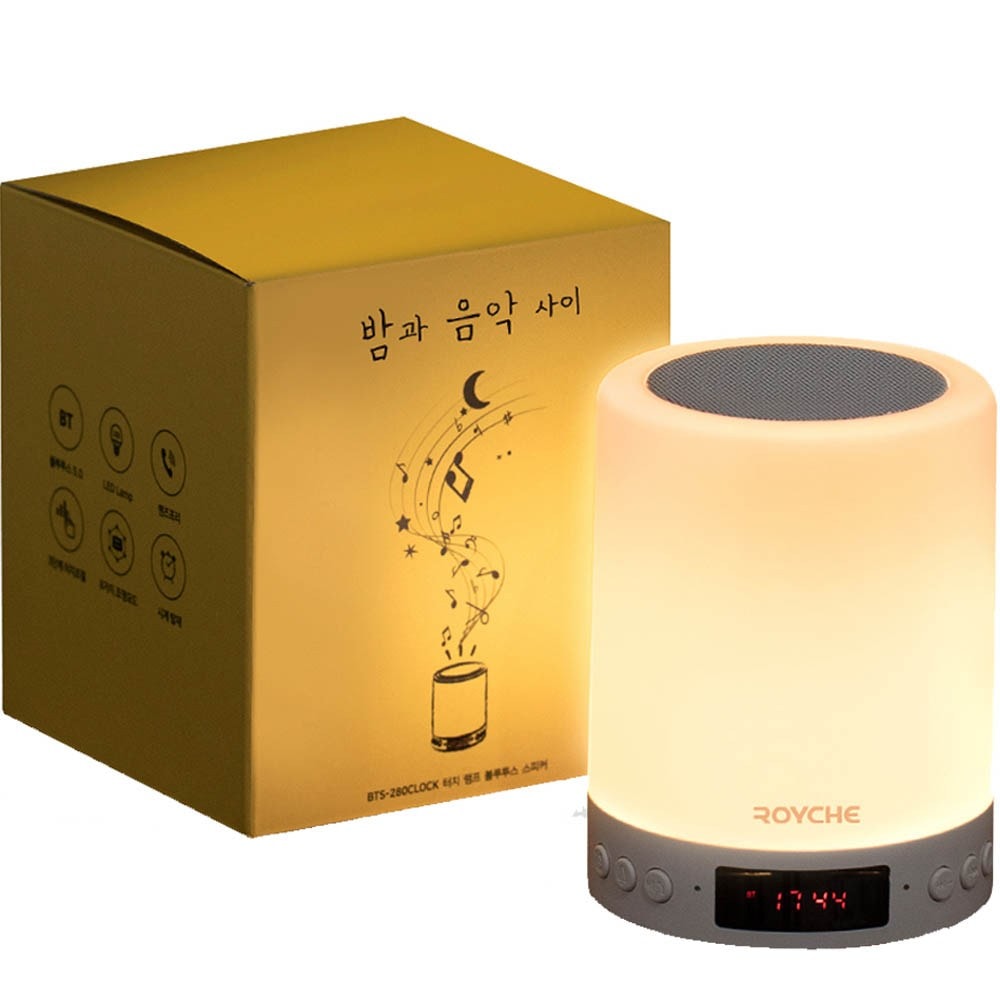 ロイツェナイトと音楽の間のタッチランプムードライトブルートゥーススピーカー