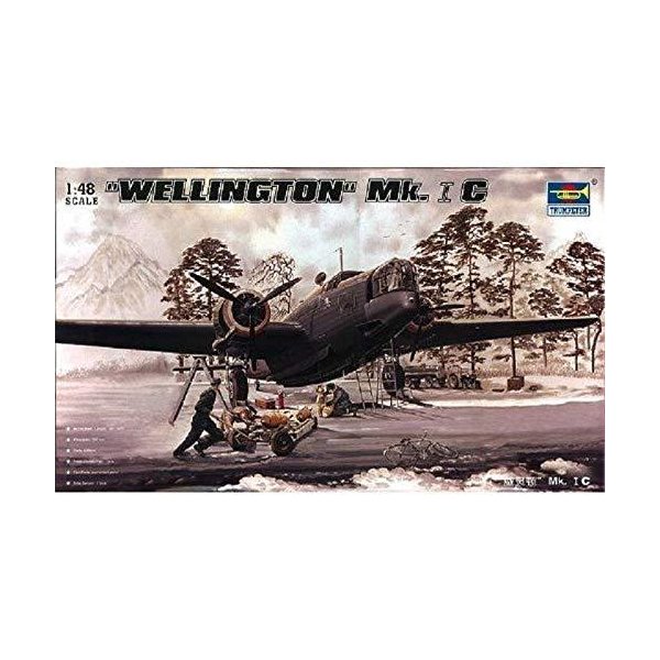 Trumpeter 1/48 Vickers Wellington Mk IC WWII British Bomber Model Kit 並行輸入品