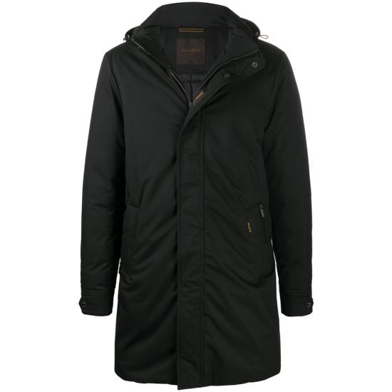 MOORER Men Bubble Jackets A100028 VERMONT AD NERO BLACK