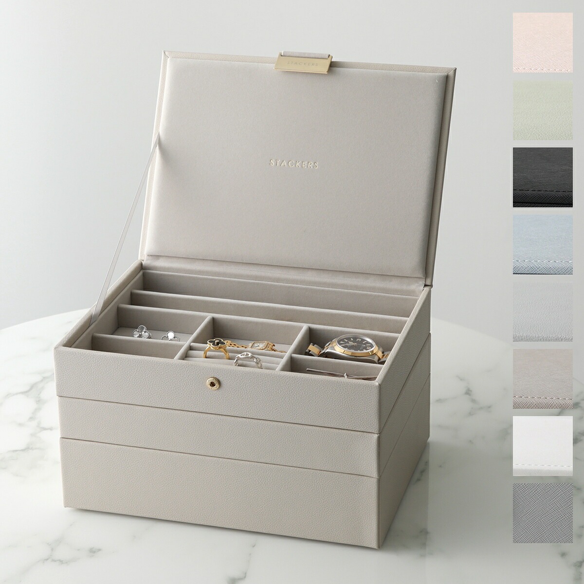 STACKERS スタッカーズ ジュエリーボックス Classic Jewellery Box Set of 3 クラシック 3セット アクセサリーケース 小物入れ カラー9色