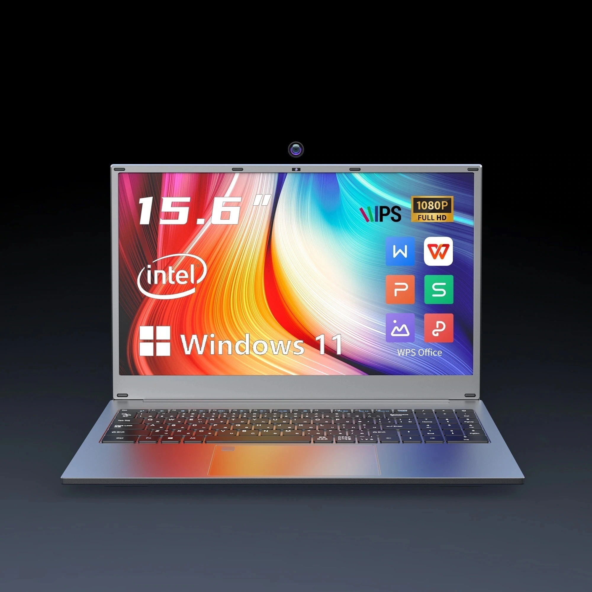 新品 ノートパソコン Windows11搭載 Office付き 15.6型 Webカメラ Zoom対応 初期設定済み メモリ8GB SSD128GB テンキー付き