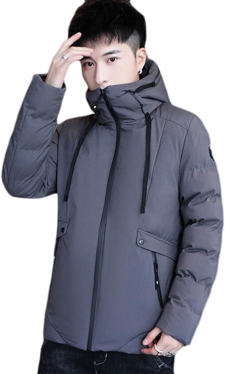 冬服 メンズ コート 中綿 ダウンジャケット 暖かい フード付き 厚手 撥水 防寒 防風 おしゃれ カジュアル 光沢感 ゴルフダウンジャケット 大きいサイズ 暖かい アウター 男性 ダウンコート ジャ