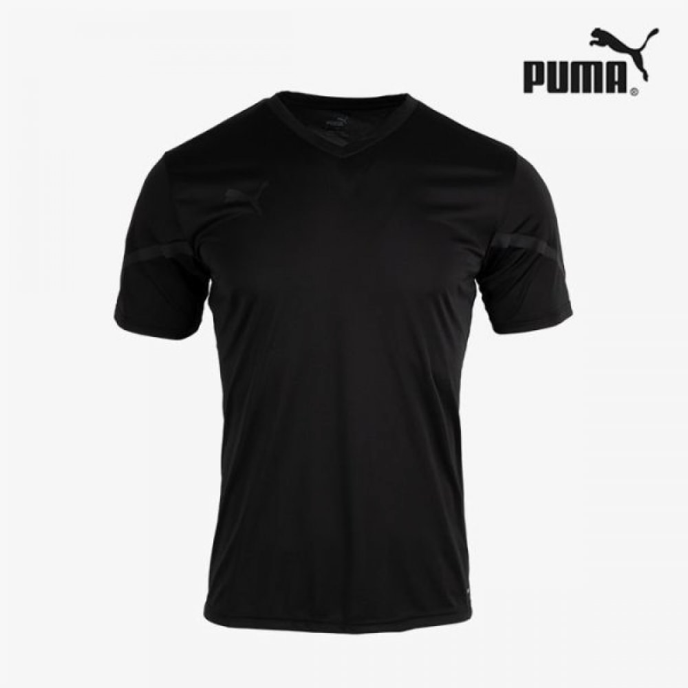 プーマガレリアプーマチームフラッシュジャージートレーニング半袖Tシャツメンズフィットネスウェア