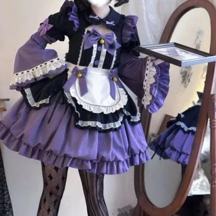 39【新作登場 最安値】 ロリータ ワンピース　 ゴスロリ コスプレ メイド服 コスチューム 文化祭 学園祭 衣装 仮装 ハロウィン おすすめ 可愛い 日常　写真　舞台　花嫁　洋服　ハロウ