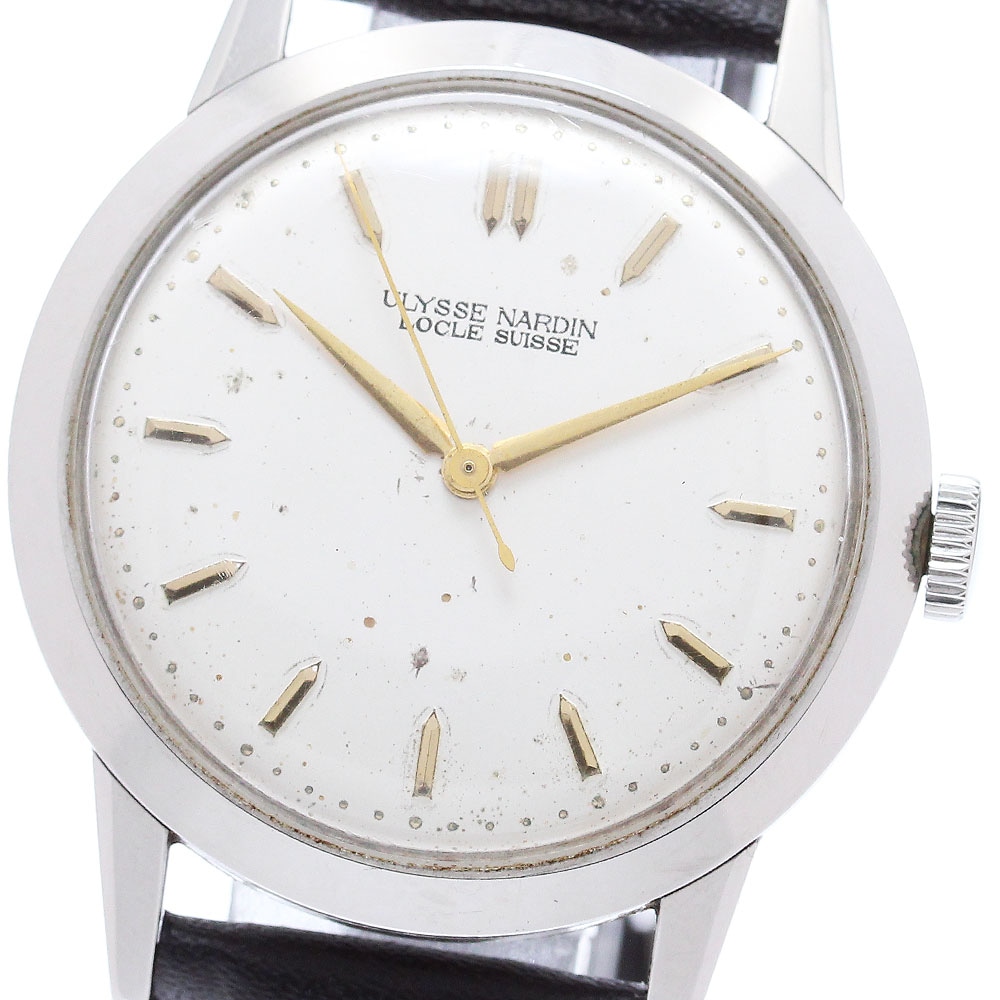 ユリス・ナルダン Ulysse Nardin ヴィンテージ リダンダイヤル 手巻き メンズ _875030【中古】