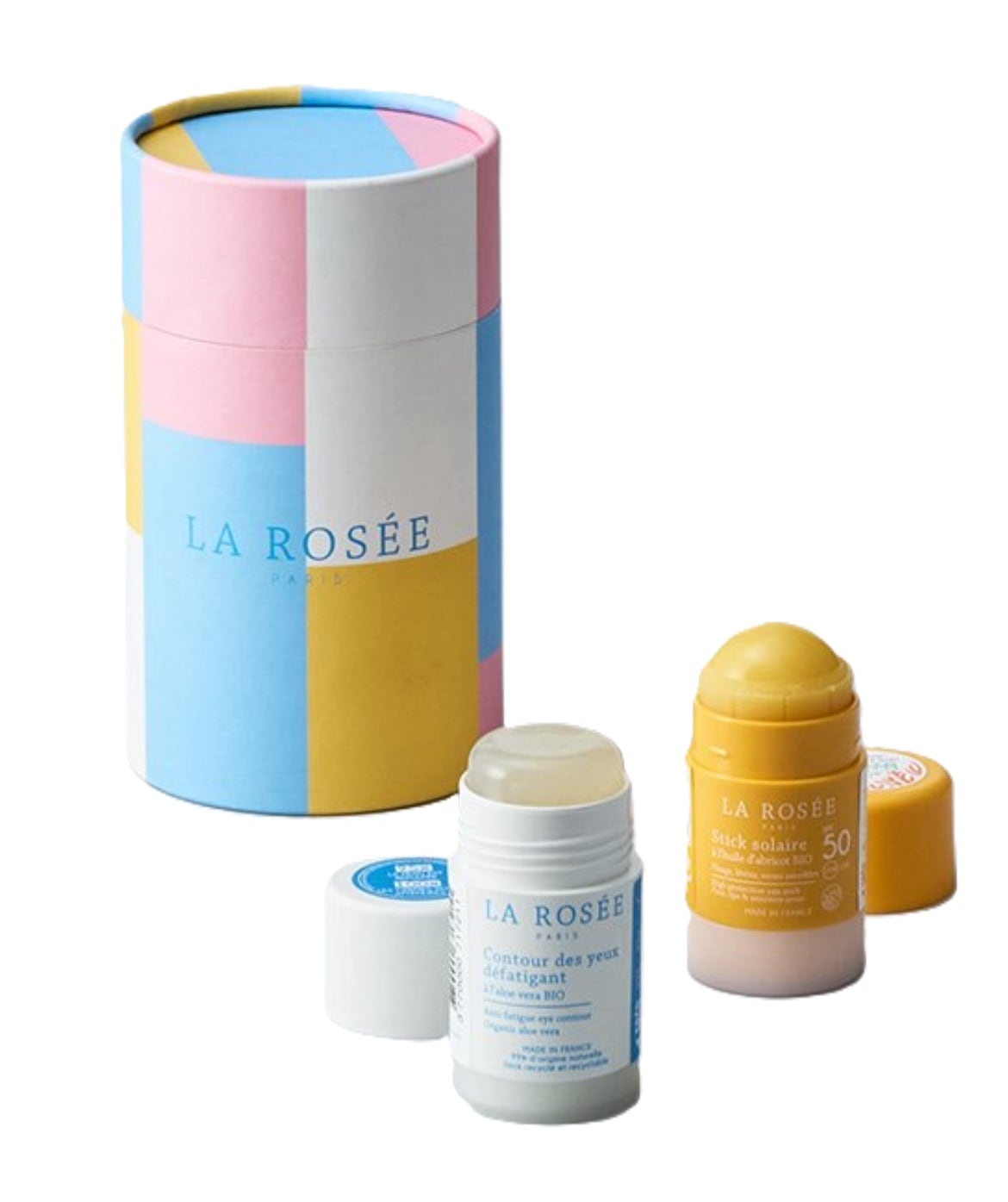 ラロゼ]クリーン サンスティック 18.5g(SPF50)+アイコントゥア 水分スティック 15mlデュアルセット