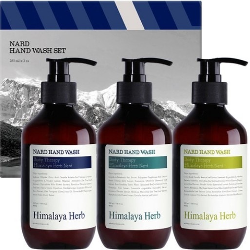 ブーケガルニ ナード ハンド ウォッシュ ラベンダームスク + ティーツリー ローズマリー + レモンミント 3種 セット (鎮静/弾力/保湿/栄養供給/活力/しわ防止)