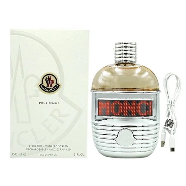 モンクレール MONCLER プールファム(LEDスクリーン付) EDP SP 150ml【香水】【送料無料】【香水 メンズ レディース】