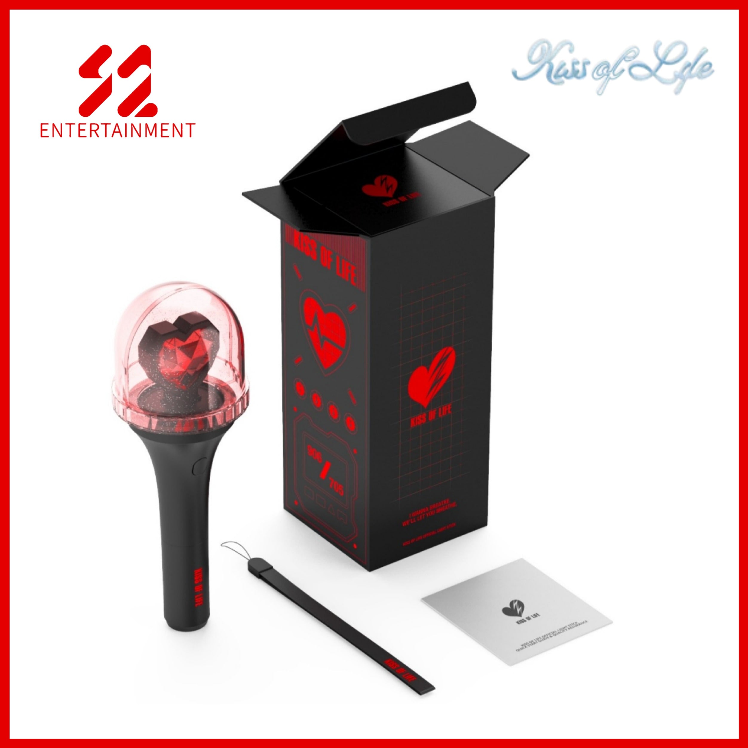 【公式】KISS OF LIFE 公式 ペンライト OFFICIAL FANLIGHT STICK