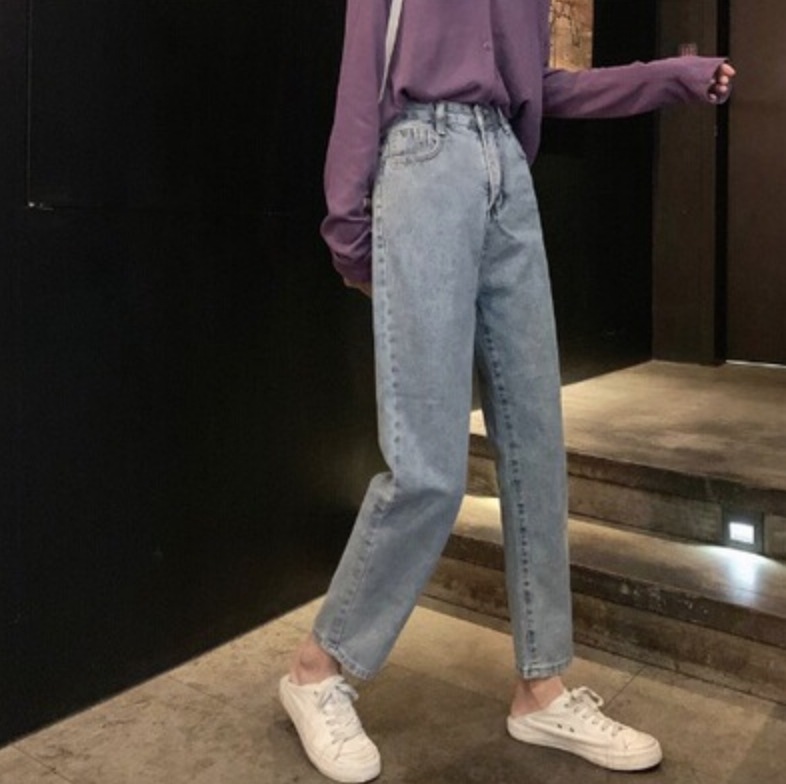 ボトムス パンツ デート ワイドパンツ デニムパンツ デニム 無地 春 夏 秋 冬 オールシーズン 個性的 ライトブルー ブルー グレー S M L レトロ こなれ感 エレガント クール