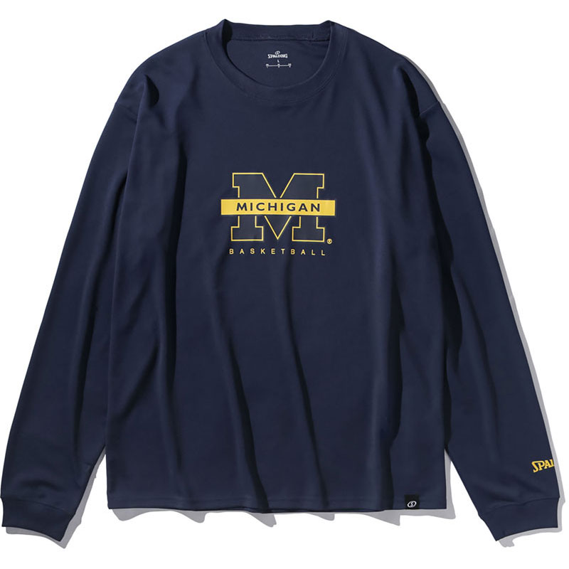 ロングスリーブTシャツ ミシガン バスケットボール バスケットボール 長袖Ｔシャツ (smt25141m-5400)