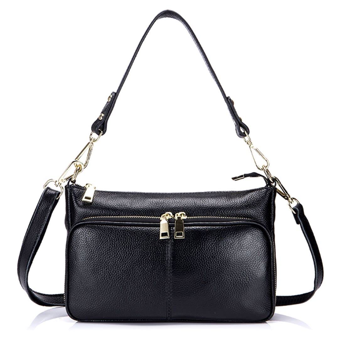 ショルダーバッグ レディース 斜め掛け 肩掛け 収納ポケット多数 コンパクト 小さい おしゃれ シンプル カジュアル 本革 人気 通勤