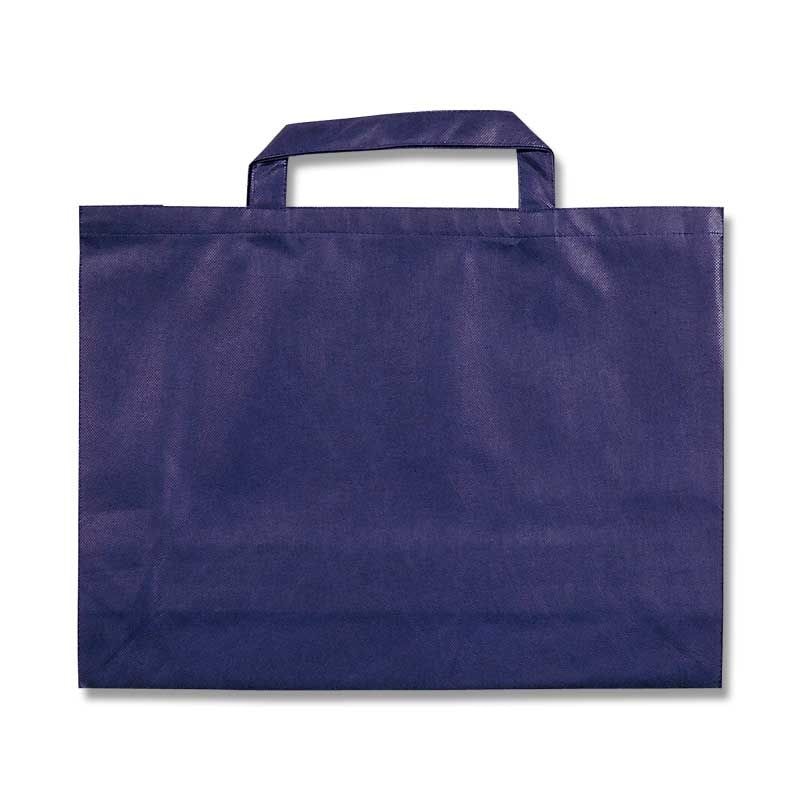 （まとめ買い）シモジマ HEIKO 不織布手提げ袋 Fバッグ L 紺 10枚 幅530xマチ120x高400mm 008739102 [x3セット]