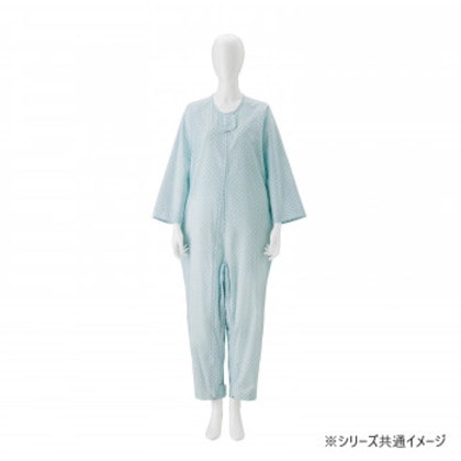 竹虎 介護ねまき ブルー L 106624