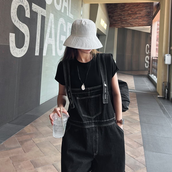 ウワースデニムオーバーオール韓国のファッションNO.1 トレンドライクな大人女子コーデ
