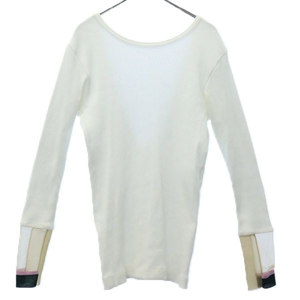 長袖 Tシャツ 36 ホワイト レディース