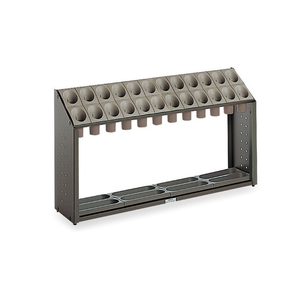 傘立て B24 24本立 幅972mm グレー スチール 樹脂製脚付 アンブレラスタンド テラモト オブリークアーバン 玄関 収納家具