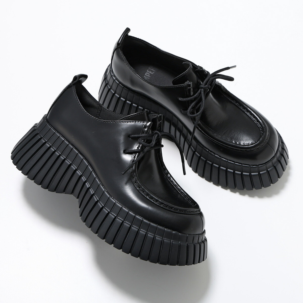 CAMPER カンペール レースアップシューズ Pix BCN ピクスビーシーエヌ K201678 レディース レザー EVA軽量ソール オックスフォード 靴 001/Black