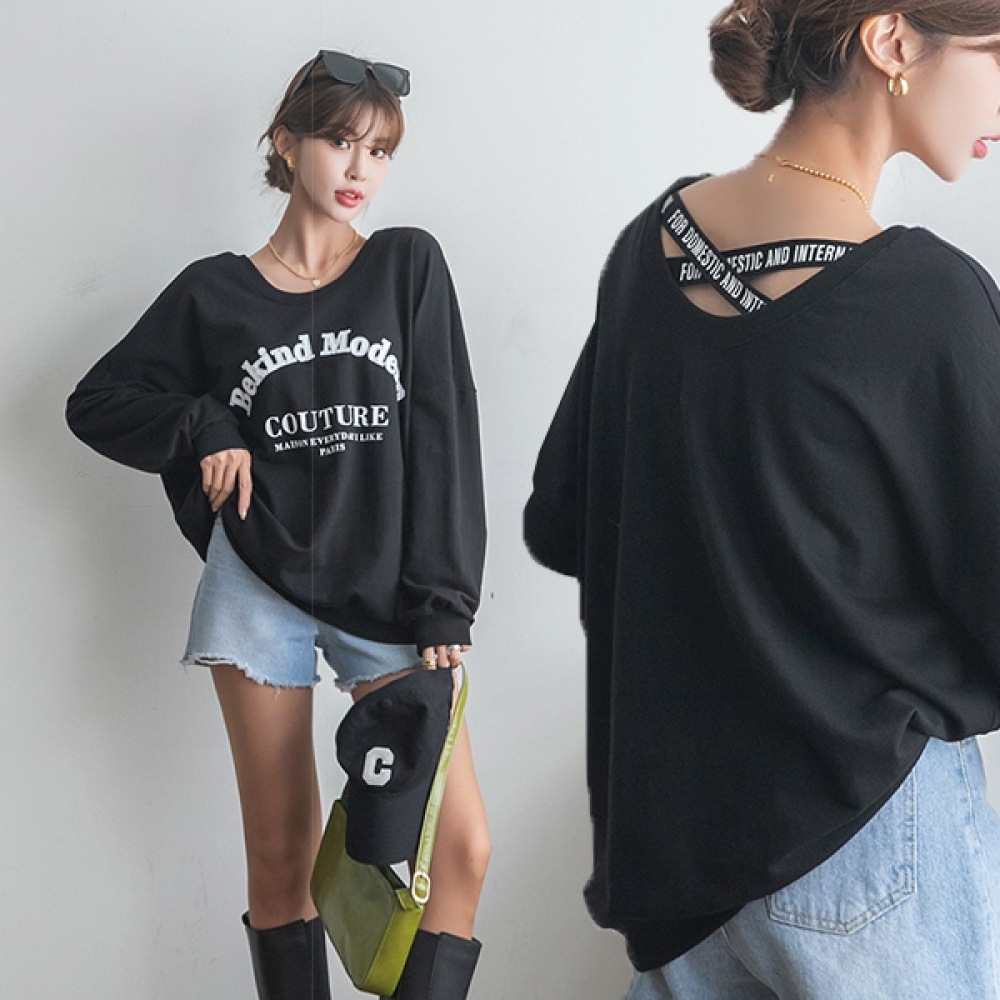 (ナック 21) (55~100) X テープルーズフィットスウェットシャツ DM23-T-29