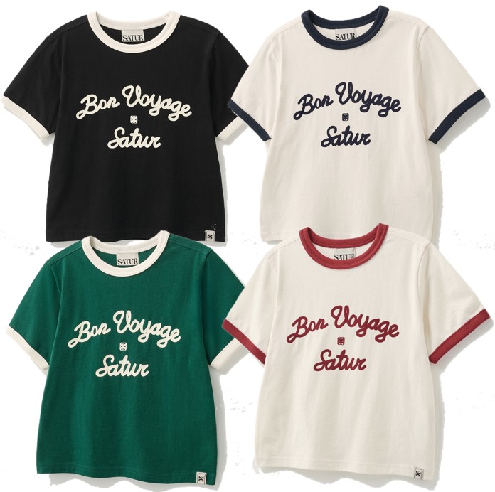 (W) [ Bon Voyage Ringer ] T-Shirt