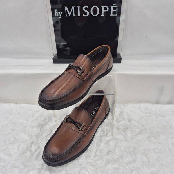 By 男性 クラシック カジュアル ローファー 122HT317TG203 MBROWN 2 JJ