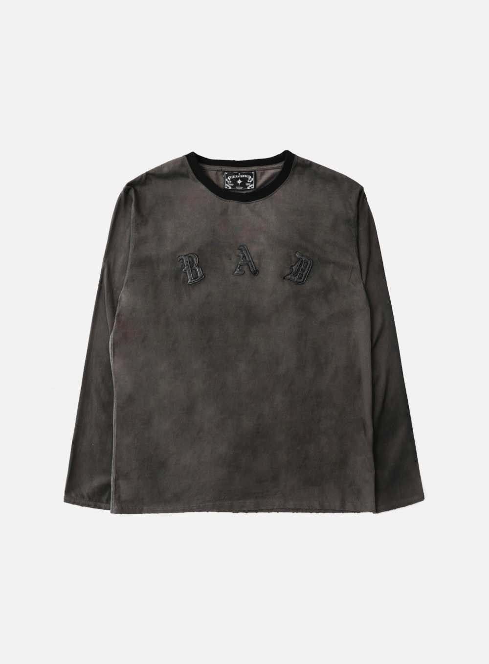 【BADBLOOD】 25FW COSMO BAD PATCH RINGER LONG SLEEVE : 2COLORS