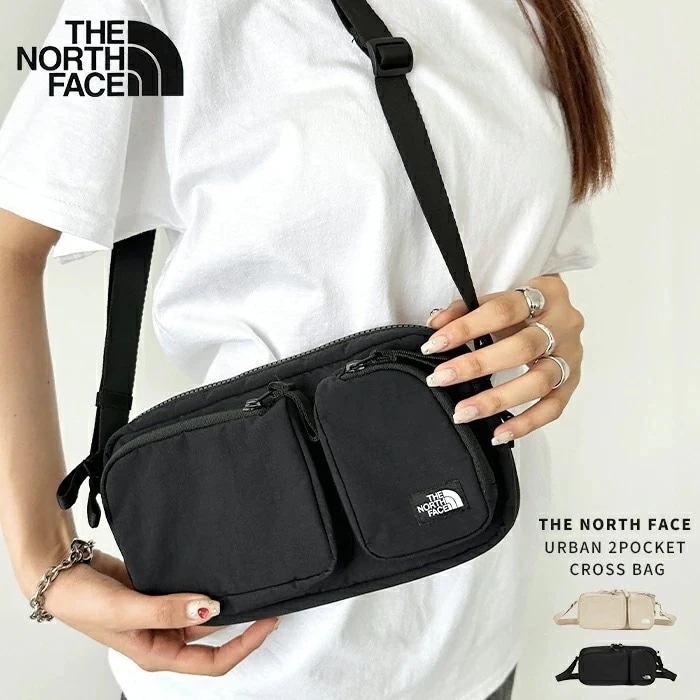 【送料無料】THE NORTH FACE / URBAN 2POCKET CROSS BAG ノースフェイス ショルダーバッグ ボディバッグ ポーチ スマホポーチ 斜め掛け 肩掛け バッグ メッシュ