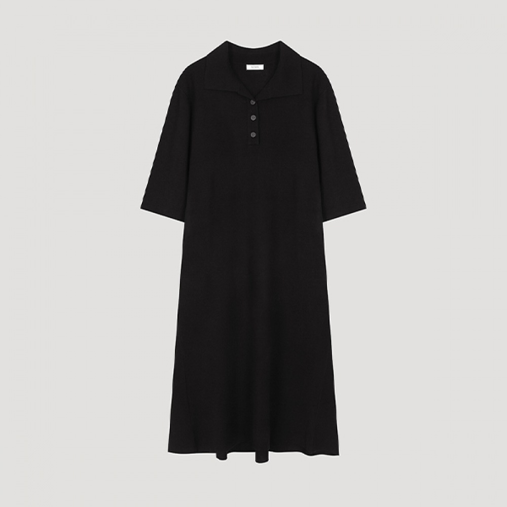 (シールズミス) ウール混カラーニットワンピース_SSKOPO32010