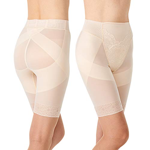 [芦屋美整体] 骨盤スリムスタイルショーツ 1枚 (ピンクベージュ, L)