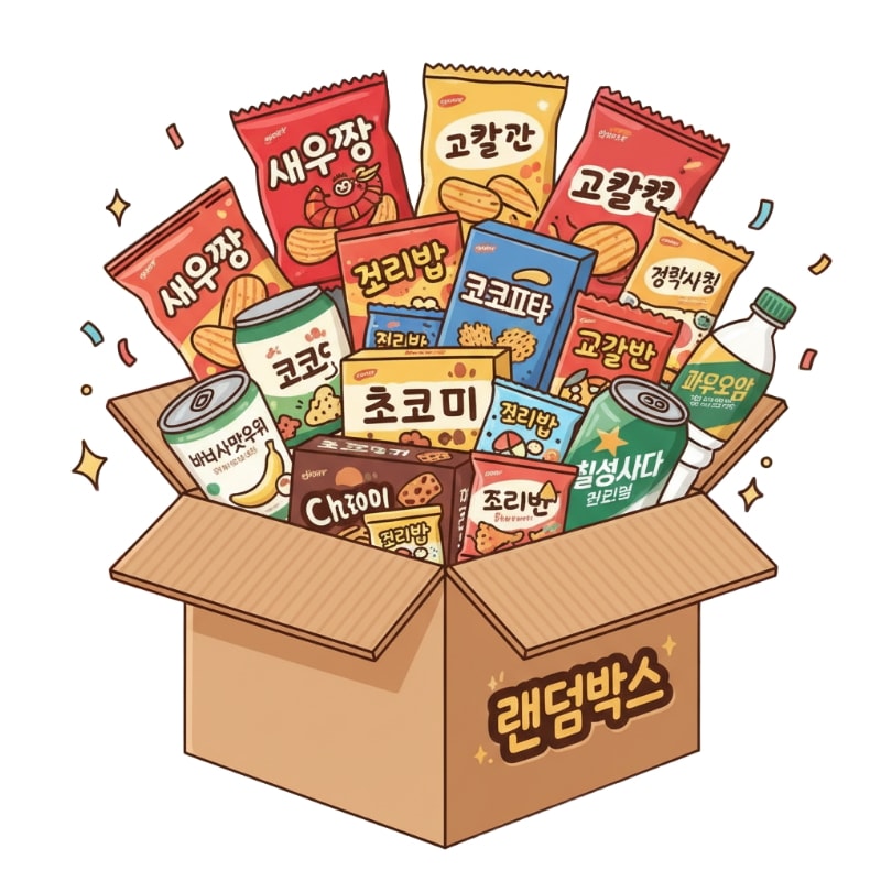 韓国おやつ ランダムボックス