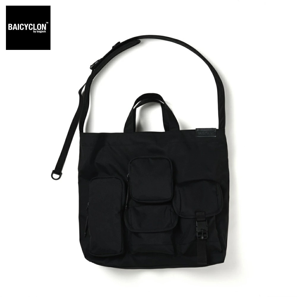 正規品 バイ バッグジャック バッグ マルチ ポケット 2WAY トート BCL-68 BLACK
