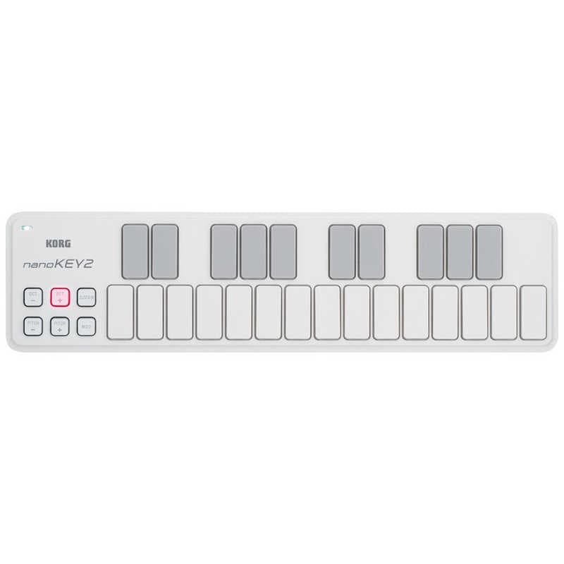 コルグ　KORG　USB MIDIコントローラー nanoKEY2 ホワイト　NANOKEY2WH