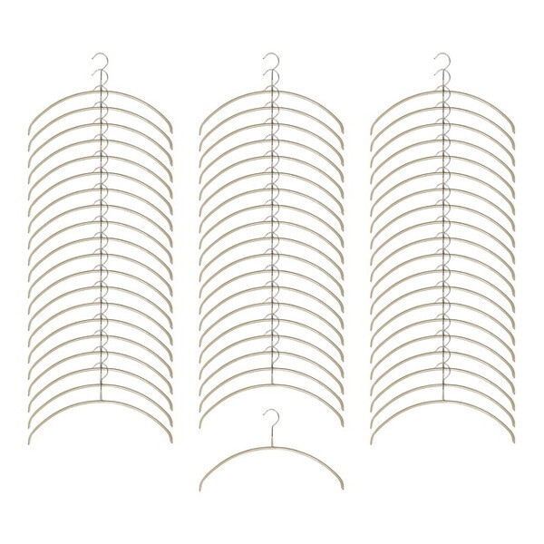 119610 人体ハンガー ゴールド 60本組