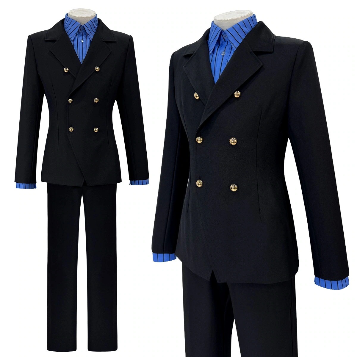 [2026 新作]HOLOUNCOSER ワンピース ONE PIECE サンジ 黒いスーツ コスプレ 紳士服 衣装 C服 フルセット 仮装 ハロウィン アニメ