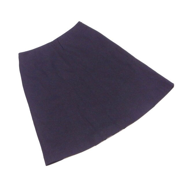 スカート 後スリット入り フレアー 6サイズ ブラック 中古