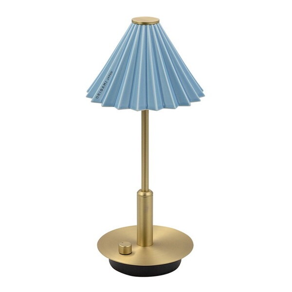 gram8 TC-2501-BS/MBL ORIGAMI LAMP ポータブル ブラス/マットブルー メーカー直送