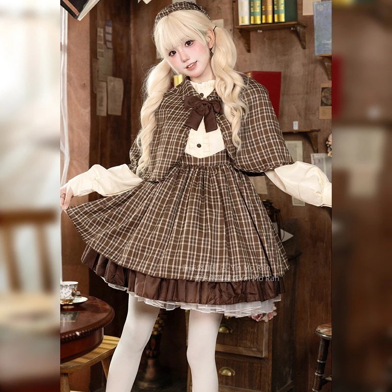 正規品かわいい探偵コスプレ衣装女性ホームズcos服アニメキャラクターがメイド服を演じる