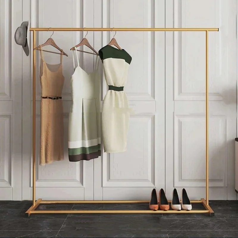 洋服ハンガー フロアベッドコートラック 縦型衣料品店ディスプレイラック ハンギング洋服ラック 洋服ラック ハンガーラック パイプハンガー ハンガー ハンガーラック 収納 大容量