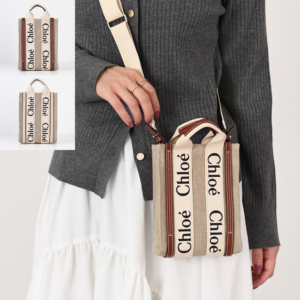 バッグ ショルダーバッグ WOODYウッディ ノース サウスミニトートバッグ CHC24AP243I26 レディース トップハンドル ミニバッグ ハンドバッグ 2WAY 50,880円